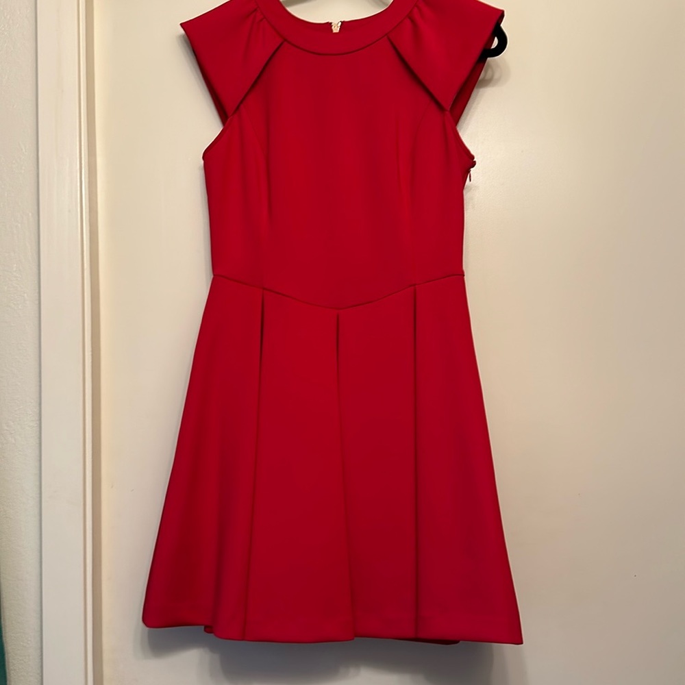 Ted Baker Fit and Flare Red Dress